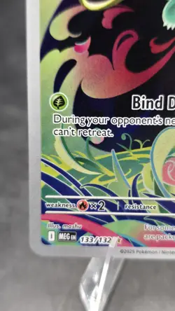 2025 Pokemon Mega Evolution Bulbasaur Stamped Booster Promo 133/132 -A30 - Image 4