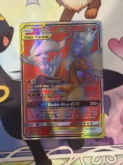 Pokemon TCG Reshiram & Charizard GX Full Art 194/214 Unbroken Bonds - Image 1