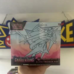 1x Pokemon TCG Chaos Rising Pokemon Center Elite Trainer Box ETB PKC Minor Tear - Image 1