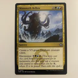MTG TCG: Mammoth Bellow 205, Tarkir: Dragonstorm - Image 1