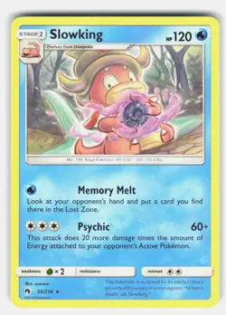 Slowking 55/214 Pokemon SM - Lost Thunder *NM* - Image 1
