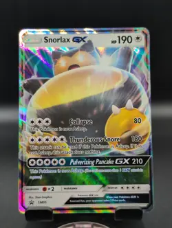 Snorlax GX SM05 Sm Promo Holo. Pokemon TCG. Light Play Condition. English. - Image 2