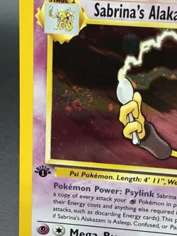 Pokemon Sabrina's Alakazam 16/132 Holo 1st Edition Gym Challenge- HYPERSWIRL - Image 2