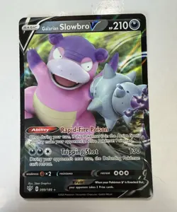 Galarian Slowbro V Holo Ultra Rare SWSH03: Darkness Ablaze 099/189 - Image 1