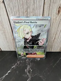 Pokemon TCG Pitch Black Gladion's Final Battle Full Art Trainer 108/084 - Image 1