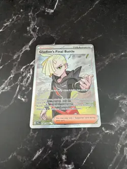 Pokemon TCG Pitch Black Gladion's Final Battle Full Art Trainer 108/084 - Image 2