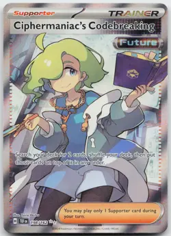 Ciphermaniac's Codebreaking 198/162 Ultra Rare Temporal Forces Holo Near Mint - Image 1