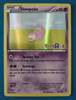 Pokemon TCG - Slowpoke - 32/83 - Toys R Us Promo : Generations - Raw NM - Image 1