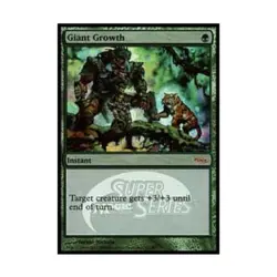 WOTC MtG JSS/MSS Promos Giant Growth (P) (Foil) EX - Image 1