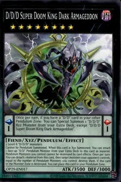 Yu-Gi-Oh! D/D/D Super Doom King Dark Armageddon Common OP29-EN017 - Image 1