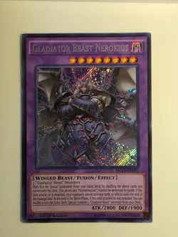 Gladiator Beast Nerokius MP15-EN051 2015 Mega-Tins Yu-Gi-Oh 1st Edition MP - Image 1