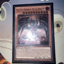 UP01-EN002 Red-Eyes Darkness Metal Dragon ULTIMATE RARE Near Mint Yu-Gi-Oh - Image 2