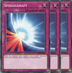 yugioh 3x Spiegelkraft YS18-DE036 COMMON 1Auflage Deutsch - Image 1