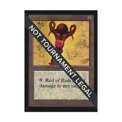 WOTC MtG International Ed. Rod of Ruin (U) NM - Image 1