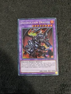 ( DESTRUCTION DRAGON ) - Secret Rare - LCKC-EN108 - 1st - Yu-Gi-Oh - Image 1