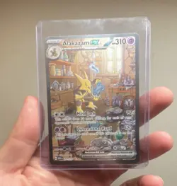Pokemon TCG Alakazam ex 201/165 SV 151 Special Illustration Rare Holo ENG 2023 - Image 1