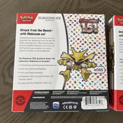 2x Pokemon TCG Scarlet & Violet 151 Alakazam ex Collection Box Set SEALED - Image 5