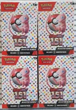 Pokemon TCG 151 Zapdos Ex ×2 -Alakazam Ex ×2 -Booster Bundle ×4 Scarlet & Violet - Image 3