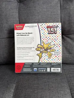 Pokemon TCG Scarlet & Violet 151 Alakazam Ex Collection Box SEALED - Image 2