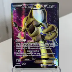 Alakazam EX 117/124 Pokemon TCG XY Fates Collide 2016 LP Full Art Ryo Ueda - Image 1