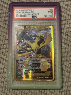Alakazam EX Full Art - XY Fates Collide - 125/124 PSA 9 Mint - Pokemon TCG - Image 1