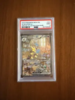 2023 Pokemon TCG SV Scarlet & Violet 151 Alakazam ex 201/165 SIR Holo PSA 9 - Image 1