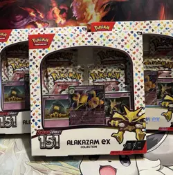 3x Pokemon TCG Scarlet And Violet 151 Alakazam Ex Collection. 12 Packs Of 151 - Image 4