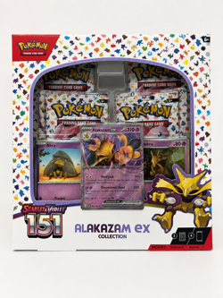POKEMON TCG SCARLET & VIOLET 151 ALAKAZAM EX COLLECTION SEALED - Image 1