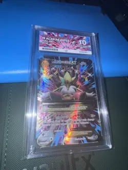 Pokemon TCG Mega M Alakazam EX 118/124 Fates Collide ACE 10 PERFECT SUBGRADES - Image 3