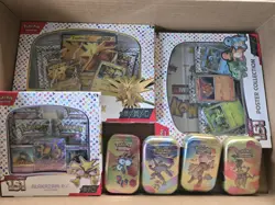 Pokemon TCG 151 Bundle: Alakazam Ex, Zapdos Ex, Poster Collection, 4 X Mini Tins - Image 1