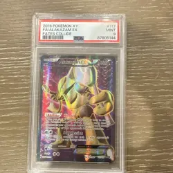 Pokemon TCG Alakazam EX 117/124 XY Fates Collide Full Art Holo ENG PSA 9 - Image 1