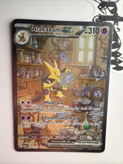 Pokemon TCG Scarlet & Violet 151 #201/165 Alakazam EX Special Illustration Rare - Image 2