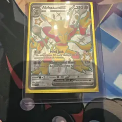Pokemon Card TCG - Alakazam ex 215/091 Ultra Rare Shiny Paldean Fates Near Mint - Image 1