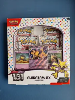 Pokemon 151 Scarlet & Violet Alakazam ex Collection Booster Box TCG Sealed - Image 1