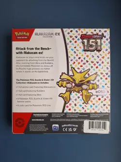 Pokemon 151 Scarlet & Violet Alakazam ex Collection Booster Box TCG Sealed - Image 2