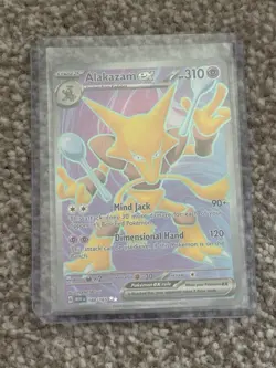 Pokemon TCG - Alakazam EX 188/165 151 Full Art NM - Image 1
