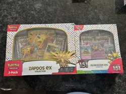 Pokemon TCG: Scarlet & Violet-151 Zapdos ex AND Alakazam ex Collection (2-pack) 820650855269 - Image 1
