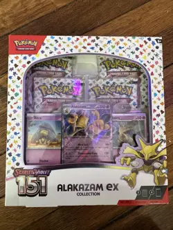 Pokemon TCG: Scarlet & Violet—151 Collection—Alakazam ex - NEW FACTORY SEALED - Image 1