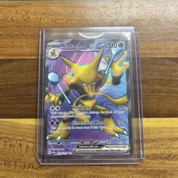 Pokemon TCG Alakazam Ex 188/165 Ultra Rare Sacarlet & Violet 151 - Image 1