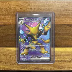 Pokemon TCG Alakazam Ex 188/165 Ultra Rare Sacarlet & Violet 151 - Image 2
