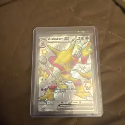 Alakazam EX 215/091 SV Shiny Rare Holo Pokemon TCG Paldean Fates - Image 1