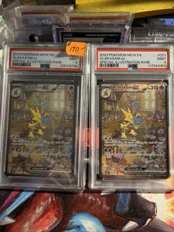 Pokemon TCG Alakazam EX 151 Qty(2)-1 Price - Image 1