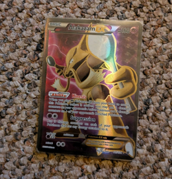 The Pokemon Company Pokemon TCG Alakazam EX Full Art Holo UR 117/124 160HP EN - Image 1