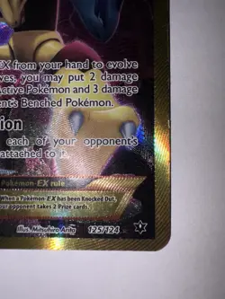 Pokemon TCG Alakazam-EX Fates Collide 125/124 Holo Secret Rare - Image 5