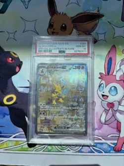 Pokemon TCG Alakazam EX 201/165 Scarlet and Violet PSA 10 Gem Mint - Image 1