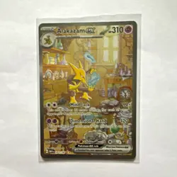 The Pokemon Company Pokemon TCG Alakazam ex 201/165 SV 151 SIR Holo EN 310HP - Image 1