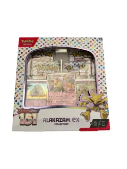 Pokemon TCG Scarlet & Violet 151 Alakazam ex Collection Box 3 Promo Cards - Image 1