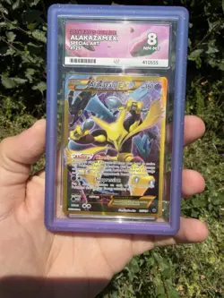 Pokemon Alakazam TCG EX XY Fates Collide 125/124 Full Art Secret Rare (ACE 8 NM) - Image 1