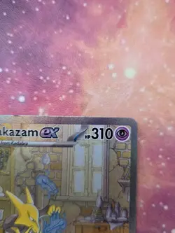 Pokemon TCG Alakazam ex 201/165 SV Scarlet & Violet 151 SIR Full Art Holo NM - Image 3