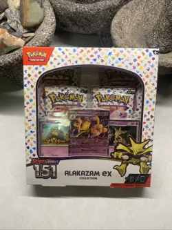 Pokemon TCG: Scarlet & Violet-151 Alakazam ex Collection Box Free Shipping A 820650855269 - Image 1
